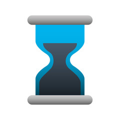 hourglass time isolated icon vector illustration design