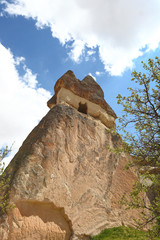 
    Cappadocia: Amazing natural volcanic rock formations carcved by ancient civilizations in...