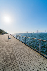 日本　大阪府　大阪市　大阪湾　南港
