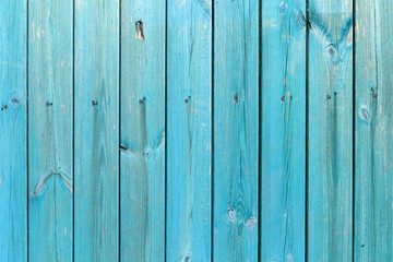 Naklejka premium The old blue wood texture with natural patterns