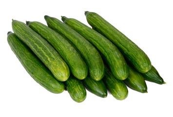 cucumber on white background
