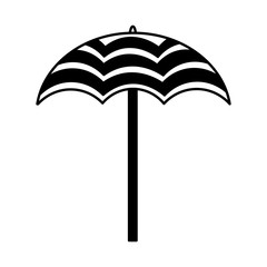 umbrella open isolated icon vector illustration design