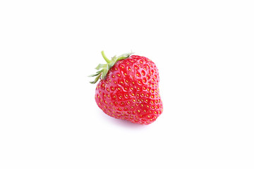 Fresh strawberry isolated on white background