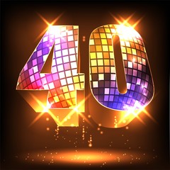 Number forty. 3d figures