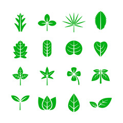 Leaf icon. Nature and Environment concept. Vector illustration