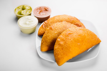 South American meal, empanadas
