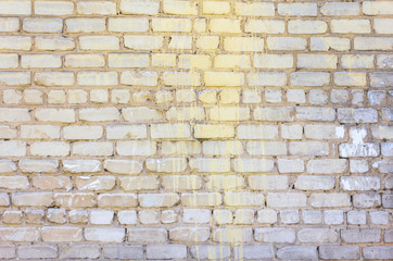 Old White brick wall