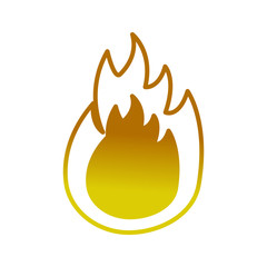 fire flame isolated icon vector illustration design