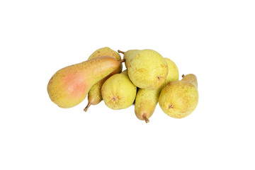 Pears on white Background
