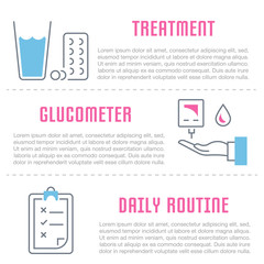 Website Banner and Landing Page of Diabetes Mellitus.