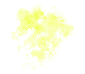 Fototapeta na wymiar Abstract watercolor background hand-drawn on paper. Volumetric smoke elements. Yellow-Green, Lime Punch color. For design, websites, card, text, decoration, surfaces.
