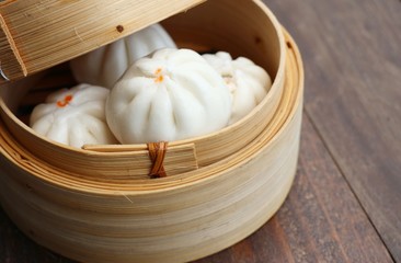 Chinese dumpling steamed buns