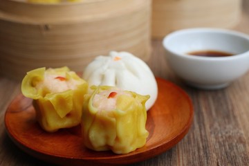 Chinese steamed dumplings and buns