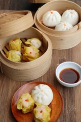 Chinese steamed dumplings and buns