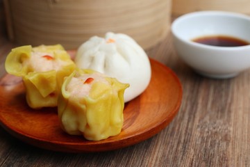 Chinese steamed dumplings and buns