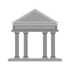 Bank columns building vector illustration graphic design