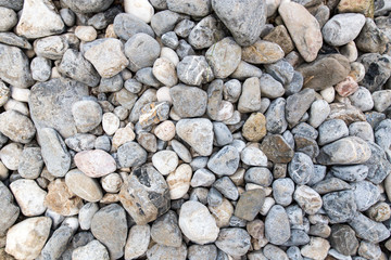 Large rocks in the mountains as a background