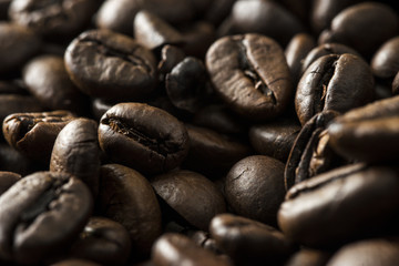close up coffee bean.