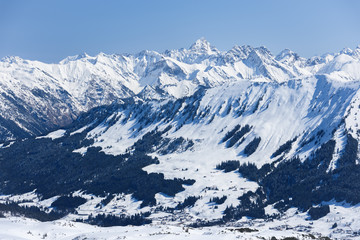 Fototapeta premium alps winter sport Hoher Ifen Austria 