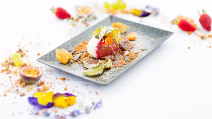 Dessert glacé & coloré