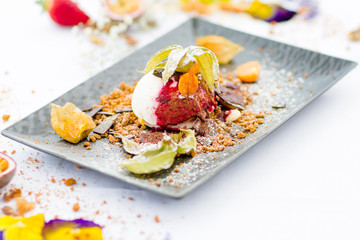 Dessert glacé & coloré