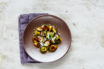 Brussels sprouts with parmesan