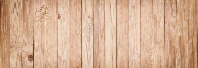 Light wood texture, panoramic background of old boards