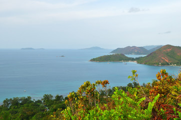 Fototapeta na wymiar Seychelles Islands scenery