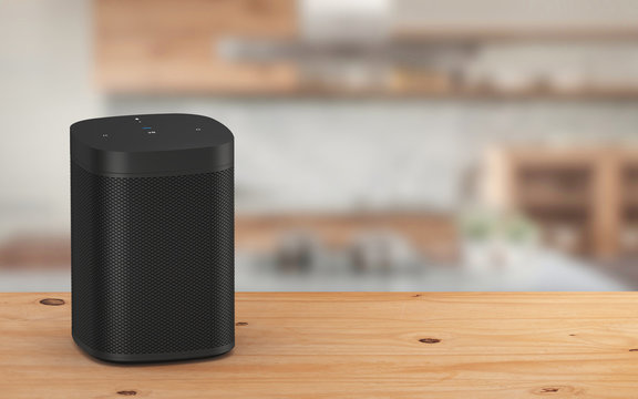 Smart high fidelity speaker with voice control