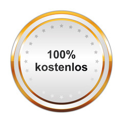 Luxus Button weiß - 100% kostenlos