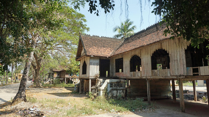 Fototapeta na wymiar architecture in battambang