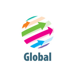 vector logo globe
