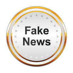 Luxus Button weiß - Fake News