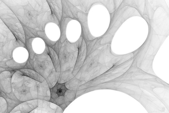 Abstract fractal background. Abstract graffite painting with six mocap circles