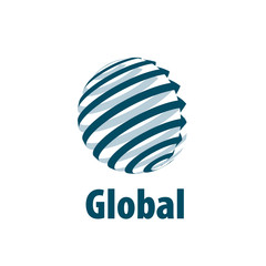 vector logo globe