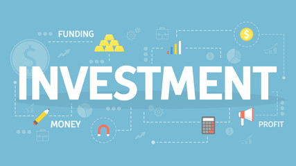 Investment concept illustration.