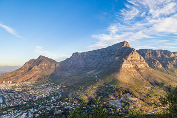 Obraz na płótnie Canvas A View of Table Mountain