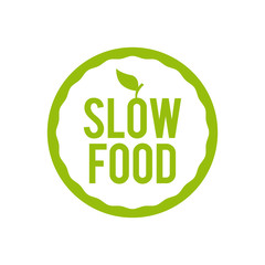 Slow food icon. Vector illustration.