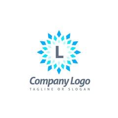 L LETTER LOGO TEMPLATE