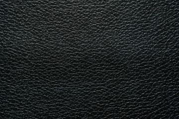 Black leather texture and background
