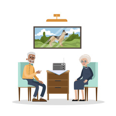 Nursing home interior.