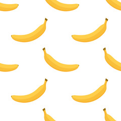 Seamless pattern from ripe untreated yellow bananas