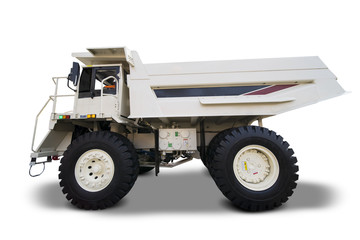 Haul truck on studio