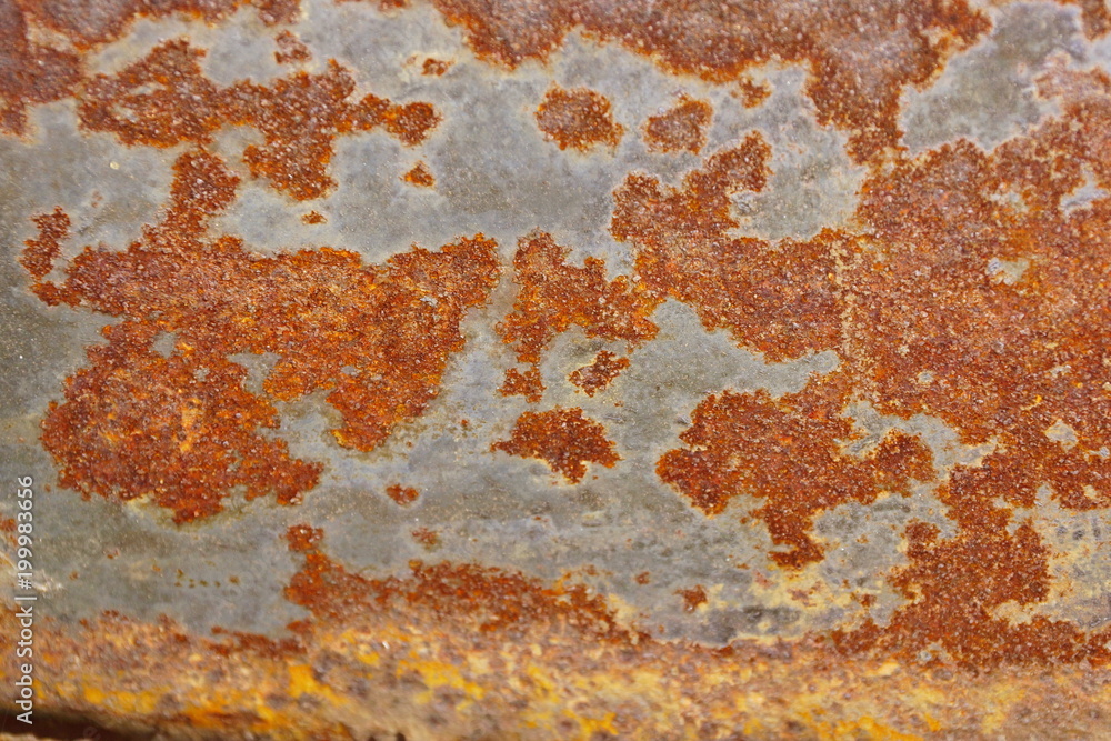 Wall mural rusty metal texture. old iron.