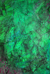 textures on paper, green fon
