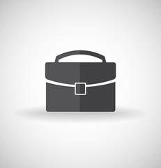 Black briefcase icon