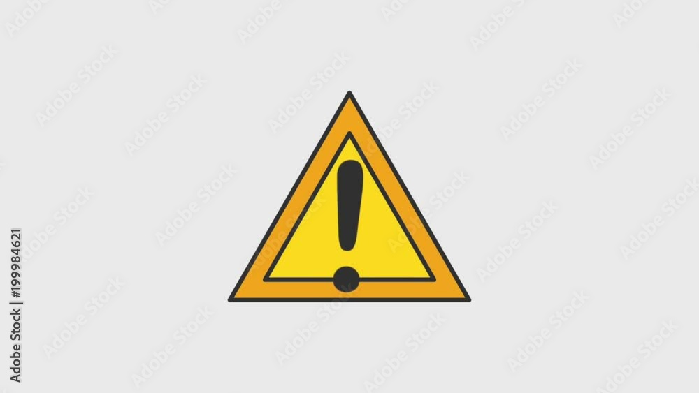 Sticker 404 error page site warning barrier alert animation hd