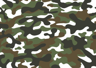 Naklejka premium texture military camouflage repeats seamless army green hunting print