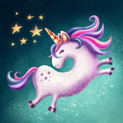 Cute unicorn © Elena Schweitzer
