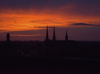 Stormy dawn in Charlottetown PEI